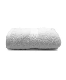 RISHAHOME 100% Cotton Hand Towel - White