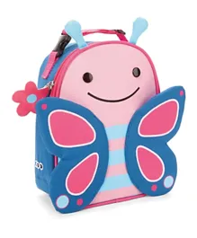 Skip Hop Butterfly Zoo Lunch Bag - Pink and Blue
