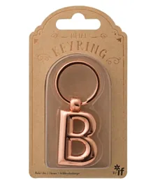 IF Copper Letter Keyring - B