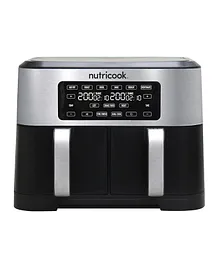 Nutricook Dual Air Fryer 8L 2800W NCAF800 - Silver/Black