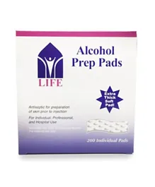 SPECIALITY MEDICAL Life Alcohol Prep Pads - 200 Pieces