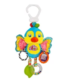 Happy Monkey Hanging Plush Soft Toy Rattle Pack of 1 - Bird