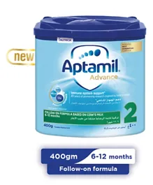 Aptamil Advance 2 Next Generation Follow On Formula from 6-12 months - 400g