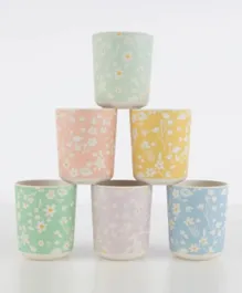 Meri Meri Floral Bamboo Cups - 6 Pieces