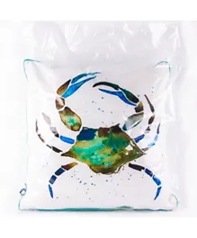 Anemoss Green Crab Square Decorative Pillow