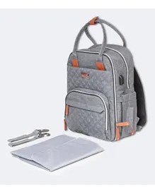 Moon Nutra Diaper Backpack - Grey