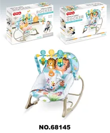 Factory Price Infant to Toddler Baby Rocker Lion Design - Blue