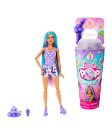 Barbie Pop Reveal Fruit Series Grape Fizz Doll - 26.7 cm
