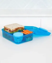 صندوق غداء بينتو من سيستيما باللون الأزرق - 1.65 لتر