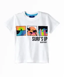 Jam Surf's Up Beach Party T-Shirt - White