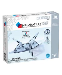 Magna-Tiles Ice Magnetic Construction Set - 16 Pieces