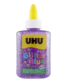 UHU Glitter Glue Purple Bottle - 88.5ml