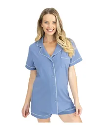 Maternity & Nursing Pyjama Set - Blue