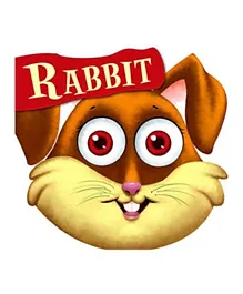 Cutout Board Book Rabbit - English