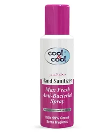 Cool & Cool Anti Bacterial Hand Sanitizer Max Fresh Spray - 200mL