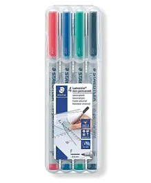 Staedtler Lumocolor OHP Non-Permanent Markers - 4 Colours (Colour may vary)