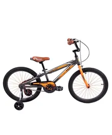 Little Angel Hotrock Kids Bicycle Grey and Orange - 20 Inches