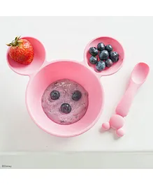 Bumkins Minnie Mouse Pink First Feeding Set - Pink