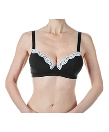 Chicco Cotton Stretch Maternity Bra - Black