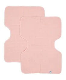 Little Unicorn Cotton Muslin Burp Cloth Pink - 2 Piece