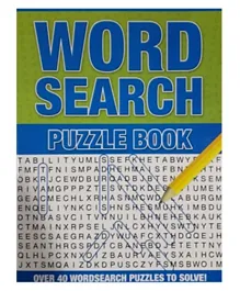 Alligator Books Word Search Puzzle Book Paperback - Green