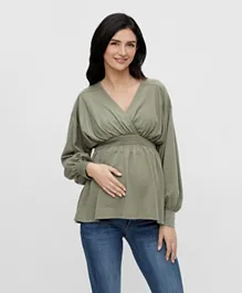 Mamalicious 2-in-1 Maternity Tops - Vetiver