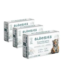 Bloomies Hypoallergenic Premium Baby Diapers Size 3 Pack of 3 - 120 Pieces