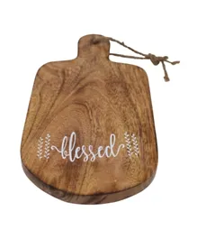 Boston Warehouse Blessed Chopping Board - Maroon