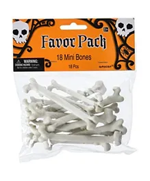 Party Centre Halloween Mini Plastic Bone Favors - 18 Pieces