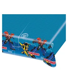 Party Centre Transformer RID Plastic Tablecover - Blue