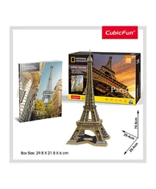 National Geographic 3D Puzzle Eiffel Towers - Pack of 80 Pieces