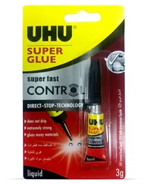 UHU Super Glue Control Blister - 3g