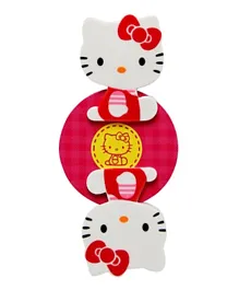 Hello Kitty D-Cut Clip Sitting KT White - 2 Pieces
