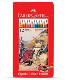 Faber Castell Classic Colour Pencils - 12 Pieces