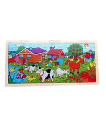 UKR Farm Puzzle At the Yard Assorted - 100 Pieces