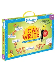 Skillmatics I Can Write & Wipe Activity Game - Multi colour