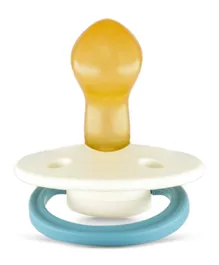 Rebael Fashion Natural Rubber Round Pacifier Size 2 -  Frosty Pearly Snake