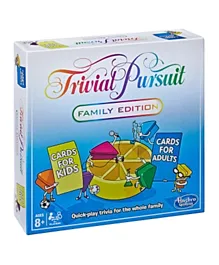 Hasbro Games Trivial Pursuit Family Edition Board Game - Multiplayer