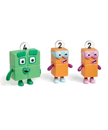 Learning Resources Numberblocks Four & The Terrible Twos Collectible Toys 3 Pieces - 8.5 cm