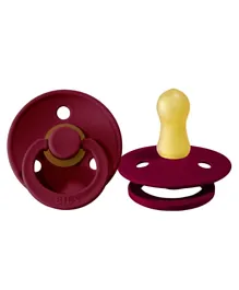 BIBS Colour Baby Beginner Pacifier Size 1 - Ruby