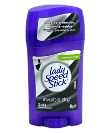Lady Speed Stick Invisible Dry Antiperspirant Deodorant Powder Fresh - 40g