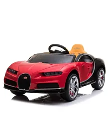 Buggati Chiron Licensed Battery Operated Ride On with Remote Control - Red
