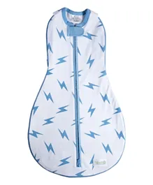 Woombie Grow with Me Swaddle 5 - Blue Bolt