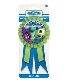 Party Centre Monsters University Confetti Pouch Award Ribbon - Green