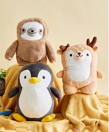 HomeBox Centaur Sloth Shaped Soft Toy - Brown