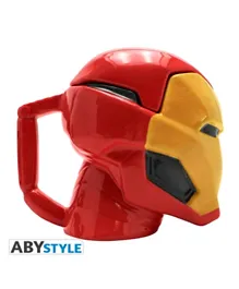Abystyle Iron Man Heat Changing Ceramic 3D Mug - 460ml
