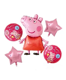 LAFIESTA Peppa Pig Balloons - 5 Pieces