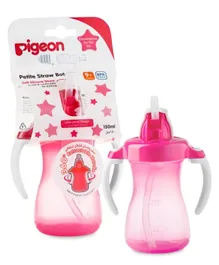 Pigeon Petite Straw Bottle Hanging Type Pink - 150ml
