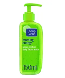 Clean & Clear Morning Energy Shine Control Daily Face Wash - 150mL