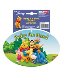 Kaufmann Winnie The Pooh' Car Sticker Packed In Polybag With Euro Hole - Multicolor